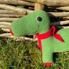 Small Dinosaur Wool Soft Toy