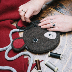 Bear shaped handbags by CDBDI are handmade in the UK.