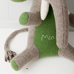 elephant with green ears personalised by cdbdi
