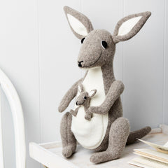 Kangaroo with joey