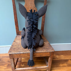Large Donkey Pure Wool Soft Toy Handmade and Personalised