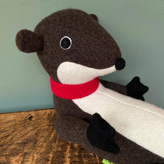 Close up of Head of SoftToy Otter by cdbdi