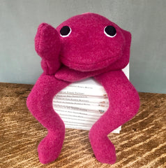 pink bean bag frog by cdbdi