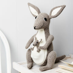 Kangaroo with joey 