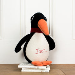 personalised penguin doorstop