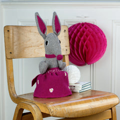 pink soft toy bunny rabbit by cdbdi