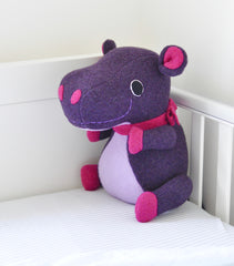 Hippo Soft Toy in a cot by Cdbdi