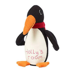 personalisation on penguin doorstop by cdbdi
