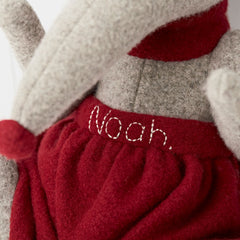 Shrew Large Cuddly Soft Toy Close Up Of Personalisation 