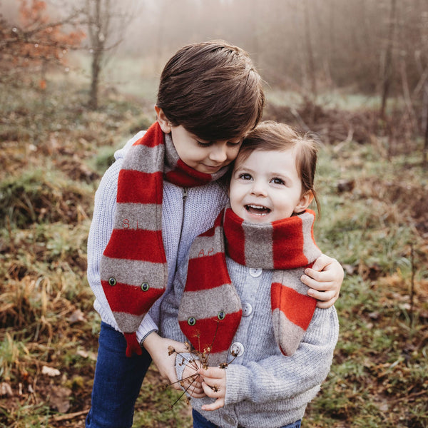 Stripy Snake Scarves For Children and Adults