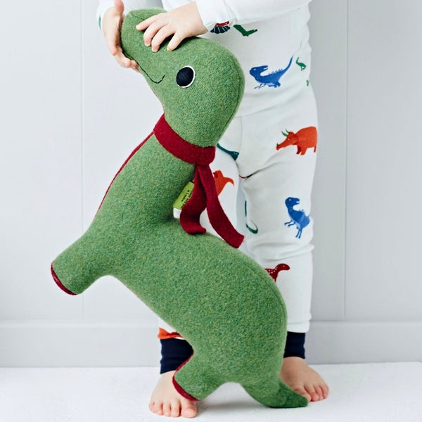 Dinosaur Medium Sized in Green and Red by cdbdi
