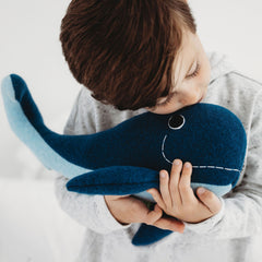Whale with boy